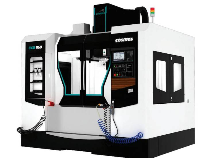 COSMOS CVM 800 with finished part on table